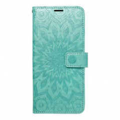 Apple iPhone 16 Pro Wallet Cases MEZZO Book Mandala  Green