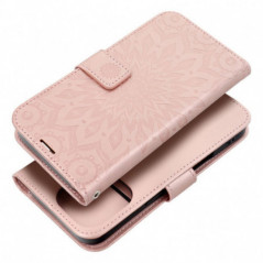 Apple iPhone 16 Pro Wallet Cases MEZZO Book Mandala  Rose gold