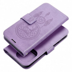 Apple iPhone 16 Pro Wallet Cases MEZZO Book Dreamcatcher  Purple