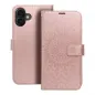 Apple iPhone 16 Plus Wallet Cases MEZZO Book Mandala  Rose gold