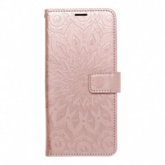 Apple iPhone 16 Plus Wallet Cases MEZZO Book Mandala  Rose gold