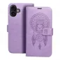 Apple iPhone 16 Plus Wallet Cases MEZZO Book Dreamcatcher  Purple