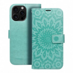 Apple iPhone 16 Pro Max Wallet Cases MEZZO Book Mandala  Green