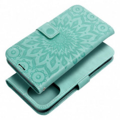 Apple iPhone 16 Pro Max Wallet Cases MEZZO Book Mandala  Green
