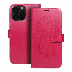 Apple iPhone 16 Pro Max Wallet Cases MEZZO Book Dreamcatcher  Magenta