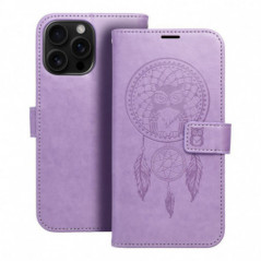 Apple iPhone 16 Pro Max Wallet Cases MEZZO Book Dreamcatcher  Purple