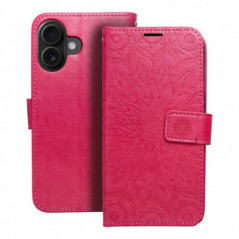 Apple iPhone 16 Wallet Cases MEZZO Book Mandala  Magenta