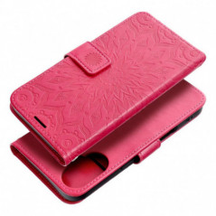 Apple iPhone 16 Wallet Cases MEZZO Book Mandala  Magenta