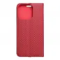 Apple iPhone 16 Pro Wallet Cases LUNA Book Carbon Carbon Fibre, Elegant  Red