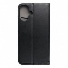 Apple iPhone 16 Wallet Cases Smart Magneto book Black