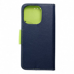 Apple iPhone 16 Pro Wallet case Fancy Book Navy / Lime