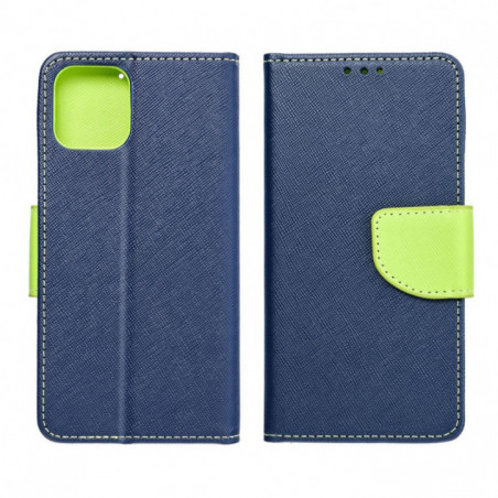 Samsung Galaxy S25 Wallet case Fancy Book Navy / Lime