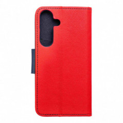 Samsung Galaxy S25 Wallet case Fancy Book Red / Navy