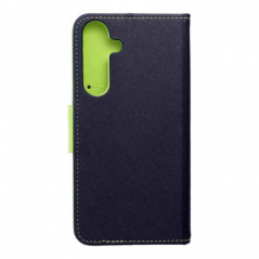 Samsung Galaxy S25 Plus Wallet case Fancy Book Navy / Lime