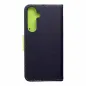 Samsung Galaxy S25 Plus Wallet case Fancy Book Navy / Lime