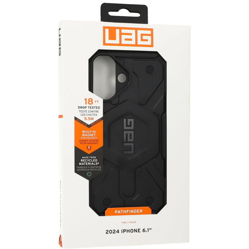Apple iPhone 16 Case Urban Armor Gear Pathfinder Premium case  MagSAFE  Black Apple iPhone 16 Case Urban Armor Gear Pathfinder Premium case  MagSAFE  Black