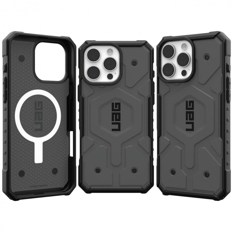 Apple iPhone 16 Pro Max Case Urban Armor Gear Pathfinder Premium case MagSAFE Silver Apple iPhone 16 Pro Max Case Urban Armor Gear Pathfinder Premium case MagSAFE Silver