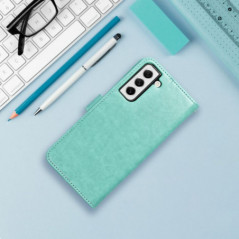Samsung Galaxy S25 Plus Wallet Cases MEZZO Book Green