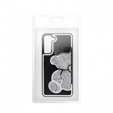 Samsung Galaxy S25 Case Teddy bear Silver