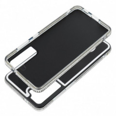 Samsung Galaxy S25 Plus Case Teddy bear Silver