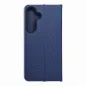 Samsung Galaxy S25 Plus Wallet Cases LUNA Book Carbon Carbon Fibre, Elegant  Blue