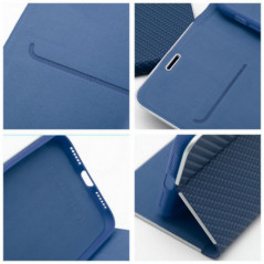 Samsung Galaxy S25 Ultra Wallet Cases LUNA Book Carbon Carbon Fibre, Elegant  Blue
