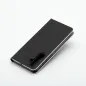 Samsung Galaxy S25 Ultra Wallet Cases LUNA Book Carbon Carbon Fibre, Elegant  Black