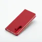 Samsung Galaxy S25 Ultra Wallet Cases LUNA Book Carbon Carbon Fibre, Elegant  Red