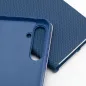 Samsung Galaxy A36 Wallet Cases LUNA Book Carbon Carbon Fibre, Elegant  Blue