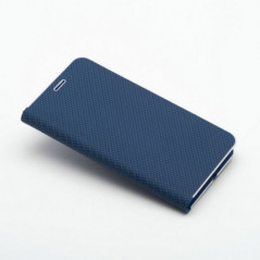 XIAOMI 14 Wallet Cases LUNA Book Carbon Carbon Fibre, Elegant  Blue