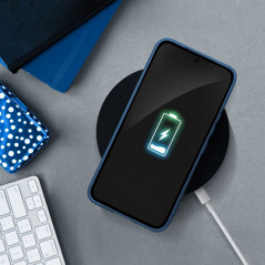 Samsung Galaxy S25 Ultra Case Silicone Elegant  Blue