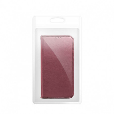 XIAOMI Redmi Note 14 Pro 5G Wallet Cases Smart Magneto book Burgundy