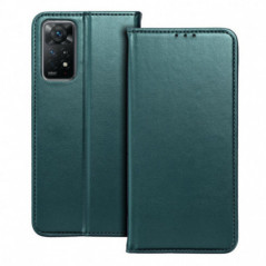 XIAOMI Redmi Note 14 Pro 5G Wallet Cases Smart Magneto book Dark green