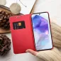 XIAOMI Redmi Note 14 Pro 5G Wallet Cases LUNA Book Carbon Carbon Fibre, Elegant  Red