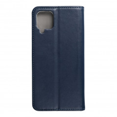 Samsung Galaxy A12 Wallet Cases Smart Magneto book Navy