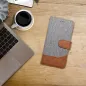 Apple iPhone 7 Wallet Cases JEANS Elegant  Grey