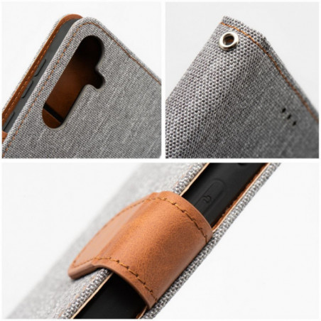 XIAOMI Redmi 14C Wallet Cases JEANS Elegant  Grey