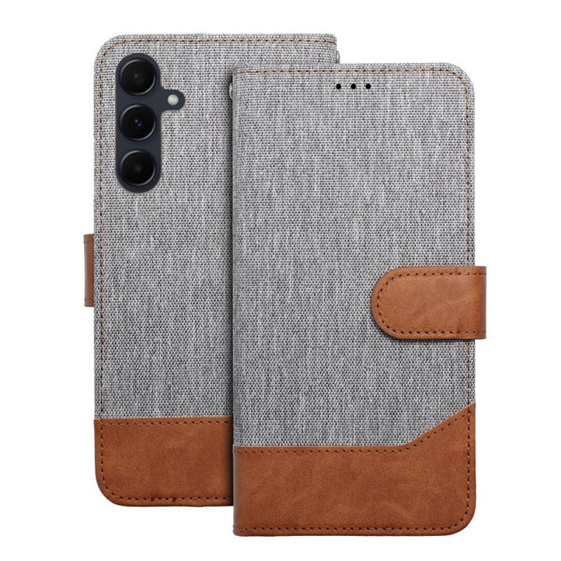 Samsung Galaxy S25 Wallet Cases JEANS Elegant  Grey