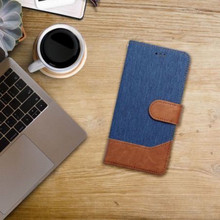 XIAOMI Redmi Note 14 4G Wallet Cases JEANS Elegant  Blue