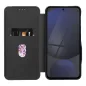 Samsung Galaxy A15 LTE Wallet Cases FOLIO Side Magnet Elegant, Carbon pattern Black Samsung Galaxy A15 LTE Wallet Cases FOLIO Side Magnet Elegant, Carbon pattern Black