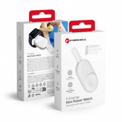 Power Bank  Forcell F-ENERGY Mini Power Watch 1A 2,5W 1200 mAh White