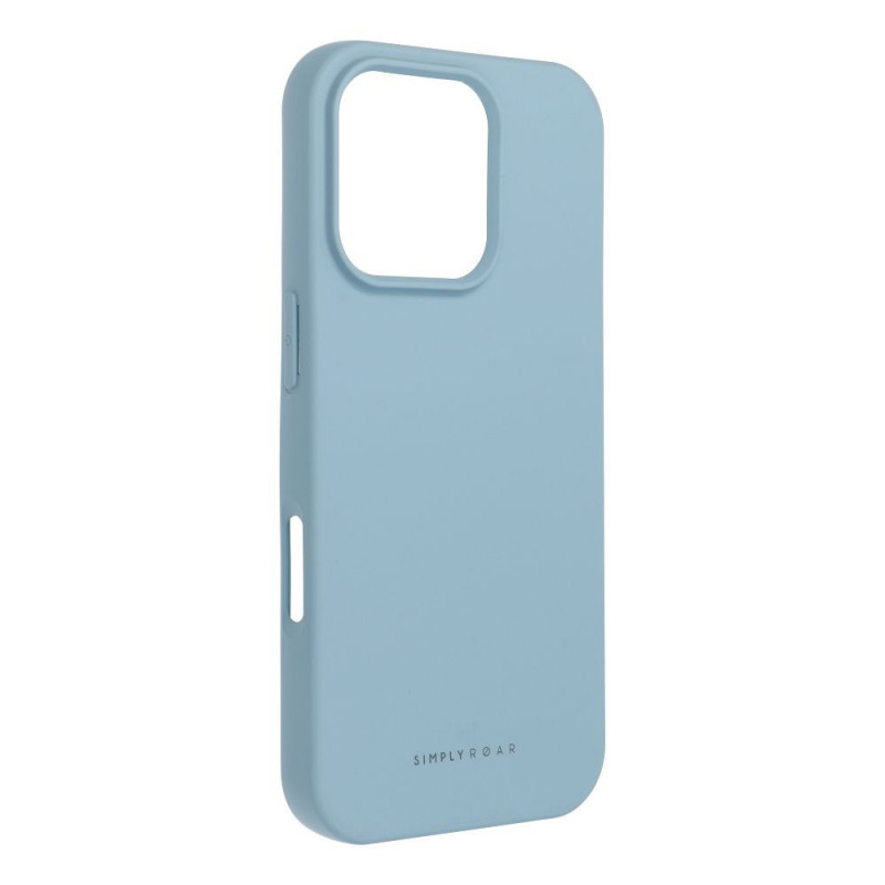 Apple iPhone 16 Pro Case Roar Space Monochrome, Elegant  Sky Blue