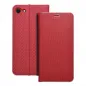 Apple iPhone SE 2020 Wallet Cases LUNA Book Carbon Carbon Fibre, Elegant  Red