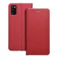 Samsung Galaxy A41 Wallet Cases LUNA Book Carbon Carbon Fibre, Elegant  Red
