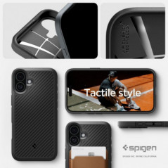 Apple iPhone 16 Hardened cover Spigen Armor Black