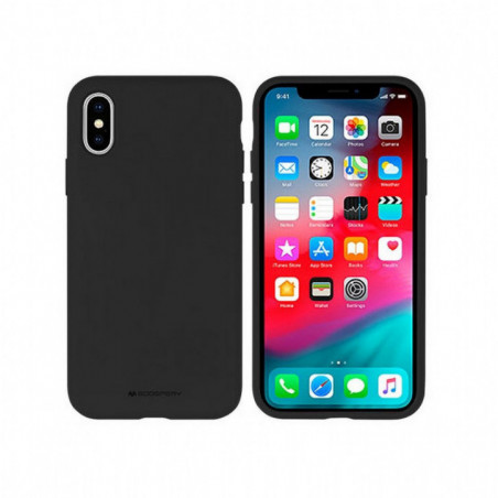 Apple iPhone 14 Plus Case Silicone Elegant  Black