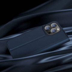 Apple iPhone 13 Pro Case Dux Ducis Leather Blue