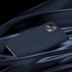 Apple iPhone 14 Plus Case Dux Ducis Leather Blue