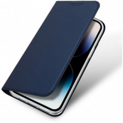 Apple iPhone 15 Pro Max Case Dux Ducis Leather Blue