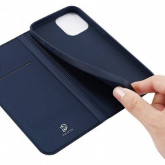 Apple iPhone 13 Pro Max Case Dux Ducis Leather Blue